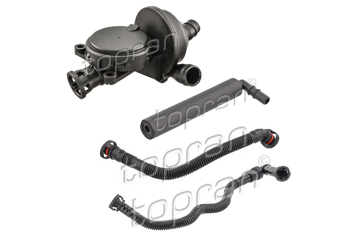BMW PCV Valve Oil Separator & Hose Kit 11617503520K1 Only Euro