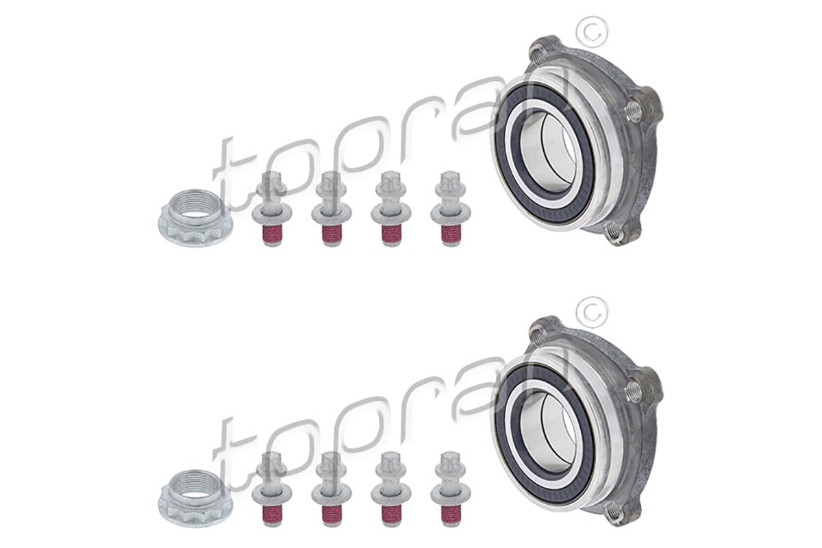 BMW Wheel Bearing Set Rear 33416762314X2 Only Euro