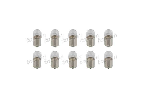 Bulb 12V 10W BA15S R10W Pack of 10 - 07509063575X10