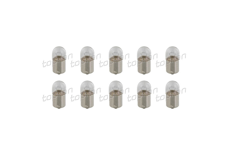 Bulb 12V 10W BA15S R10W Pack of 10 - 07509063575X10