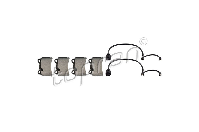 VW Brake Pad Set Rear - 7L6698451B